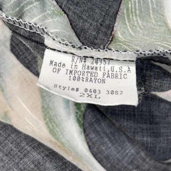 Vintage Tori Richard Hawaiian Shirt Mens 2XL Tropical Rayon Mother Pearl USA EUC - Picture 10 of 14